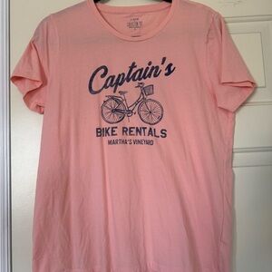 J. Crew Salmon Pink Tshirt